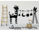 Lovely Cats And Deer Decals